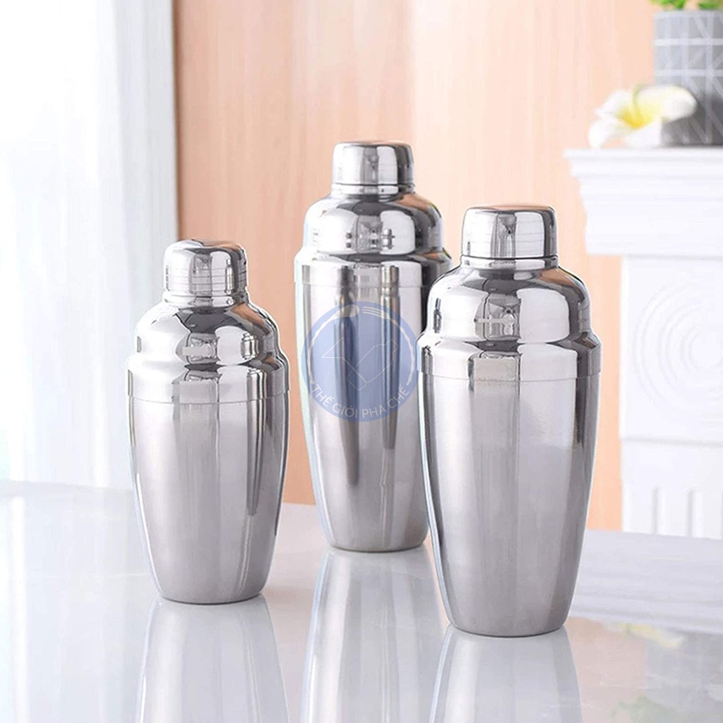 Bình Shaker Inox/ Bình Lắc Cocktail Full Dung Tích - Thế Giới Pha Chế