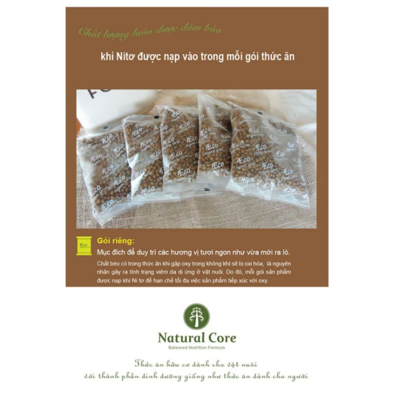 [Kèm deal 0Đ] 1kg Thức ăn cho chó vị vịt Natural Core