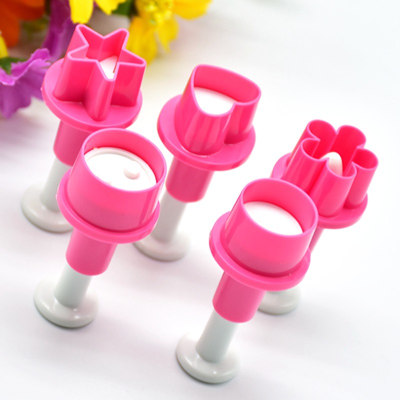 Set 5 Khuôn Cắt Tạo Hình Trang Trí Bánh Nhà Bếp