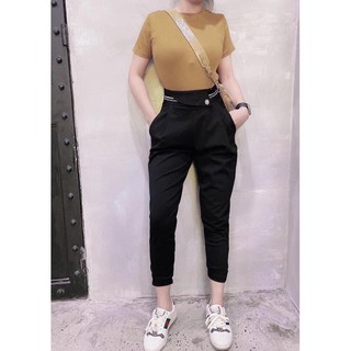 Quần baby cạp cao hoa cúc chất tuyết mưa size S,M,L siêu đẹp