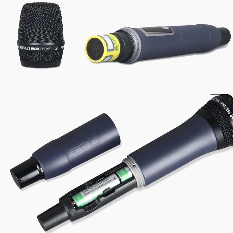 Bộ micro không dây ONTEKCO U10B cao cấp dùng cả trong nhà và ngoài trời, thu sóng lên tới 120M