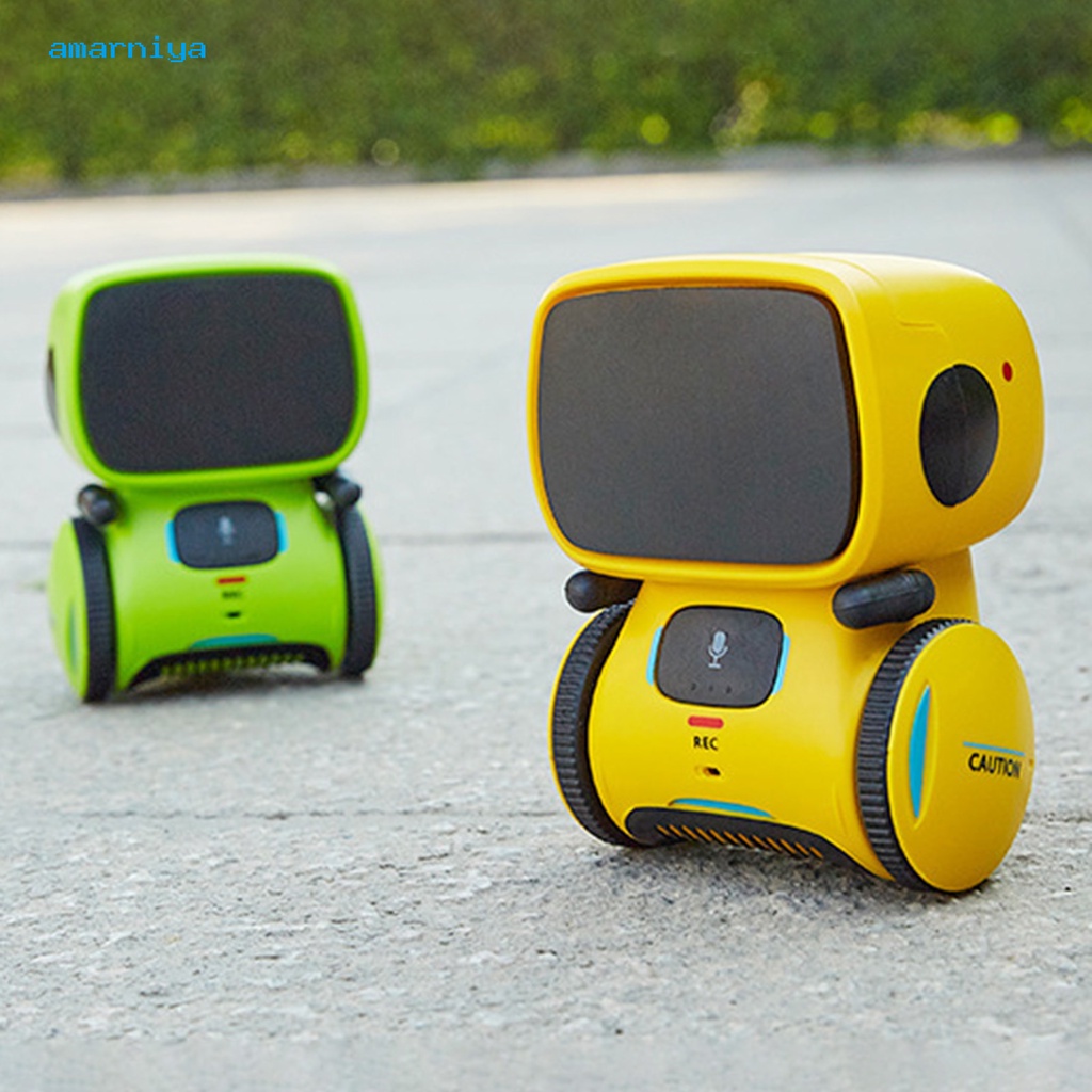 Robot đồ chơi thông minh có đèn LED điều khiển bằng giọng nói thân thiện với môi trường cho trẻ em