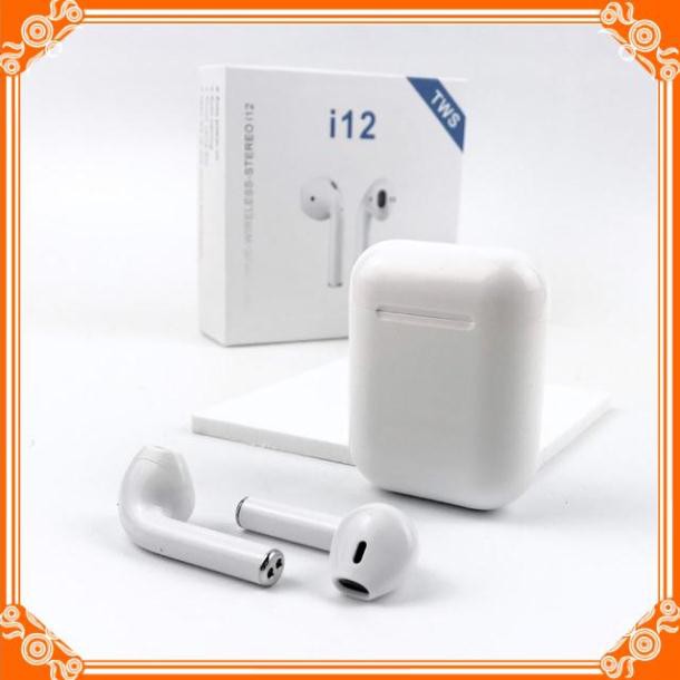 [FREESHIP CHÍNH HÃNG]Tai nghe bluetooth không dây Gutek i12 TWS điều khiển cảm biến âm thanh HIFI cho Android Ios