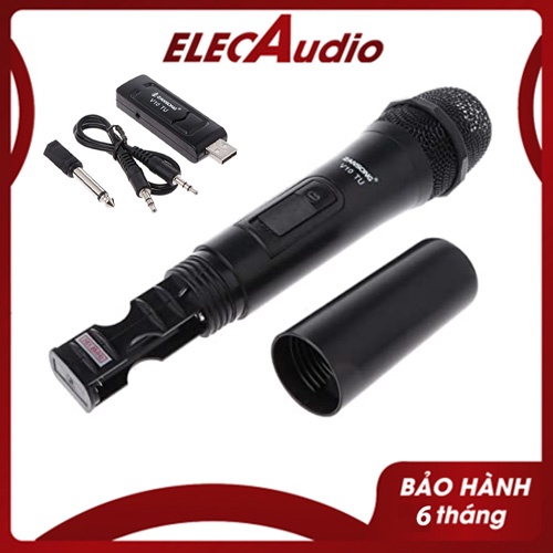 Micro Đa Năng V10, Mic không dây, MIC loa kéo phù hợp với tất cả loa kéo, bảo hành 6 tháng