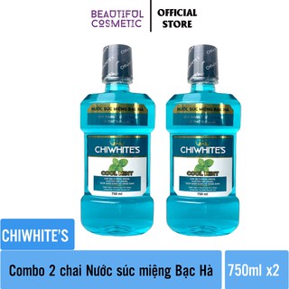 Combo 2 Chai Nước Súc Miệng Chiwhite's - 750ml
