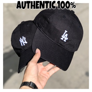Nón lưỡi trai Mlb NY LA chính hãng chữ thêu form chuẩn chất vải Cotton cứng cáp, nón kết unisex thời trang