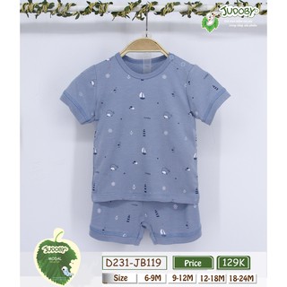 JB119 Bộ cộc cài vai Judoby (6-24M)