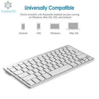 Wireless Gaming Keyboard Computer Game Universal Bluetooth Keyboard for Spanish German Russian French Korean Arabic