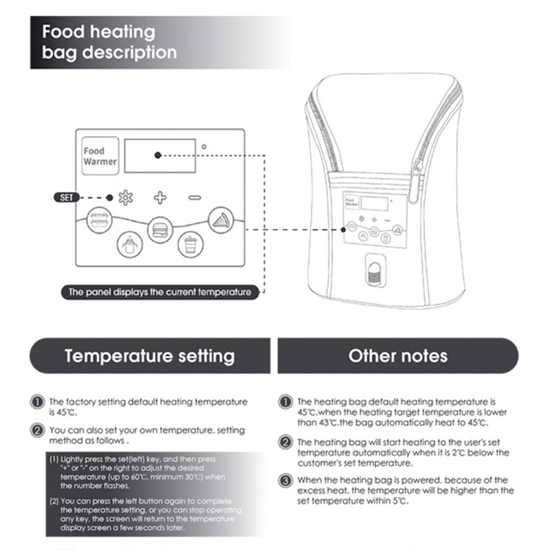 Máy hâm hai bình sữa di động cổng USB có thể điều chỉnh nhiệt độ đa năng phù hợp cho xe hơi