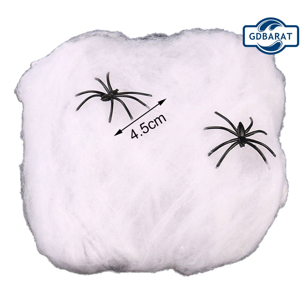 Mạng Nhện Nhân Tạo Màu Trơn Nhiều Màu Sắc Dùng Để Trang Trí Halloween