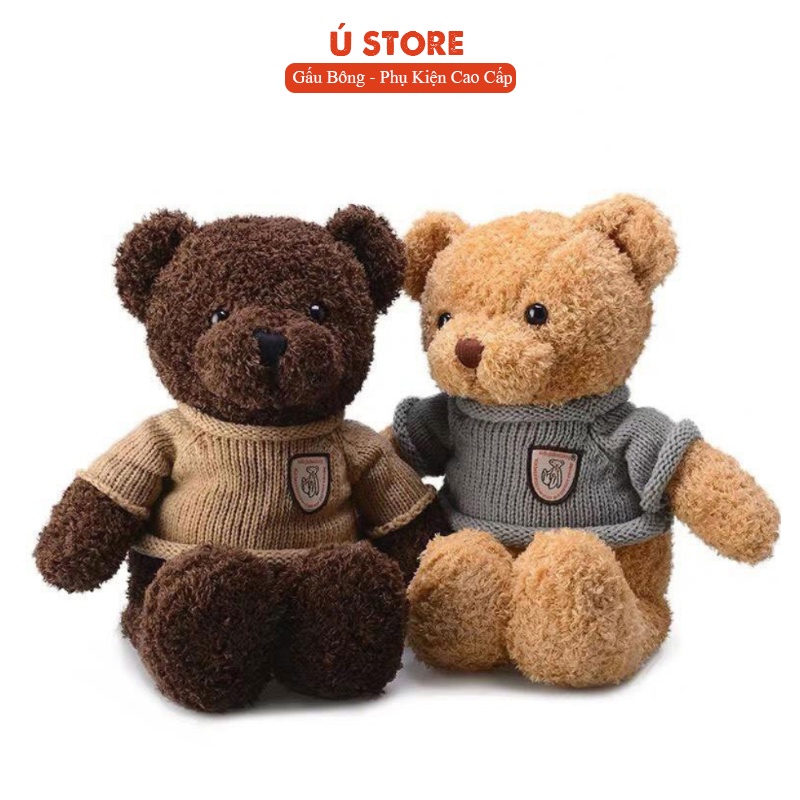 Gấu Bông Teddy Head Tales Nhồi Gòn Cao Cấp, Gấu Teddy lông xoắn cao cấp