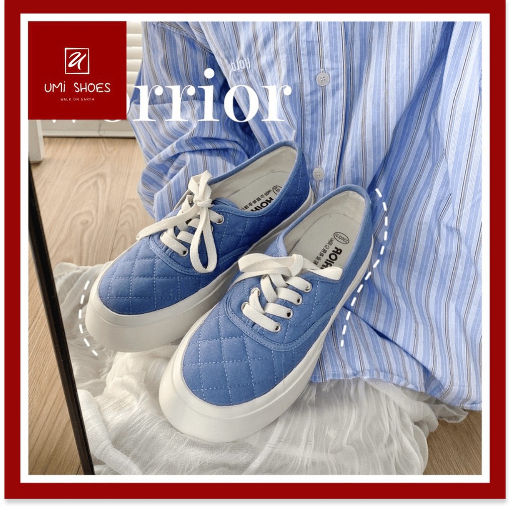 ❄️ Giày thể thao nữ Ulzzang CAMEL đế bằng bánh mì basic độn đế vải canvas bata mới hot phong cách hàn quốc đẹp cá tính