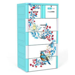 TỦ NHỰA TABI L 5 TẦNG 6 NGĂN MÀU XANH DƯƠNG CHIM QUYÊN 2019 -GIAO NHANH 2H