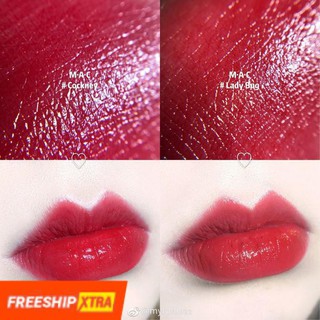 💄💄Son MAC Lady Bug 510 Màu Đỏ Hồng – Lustre