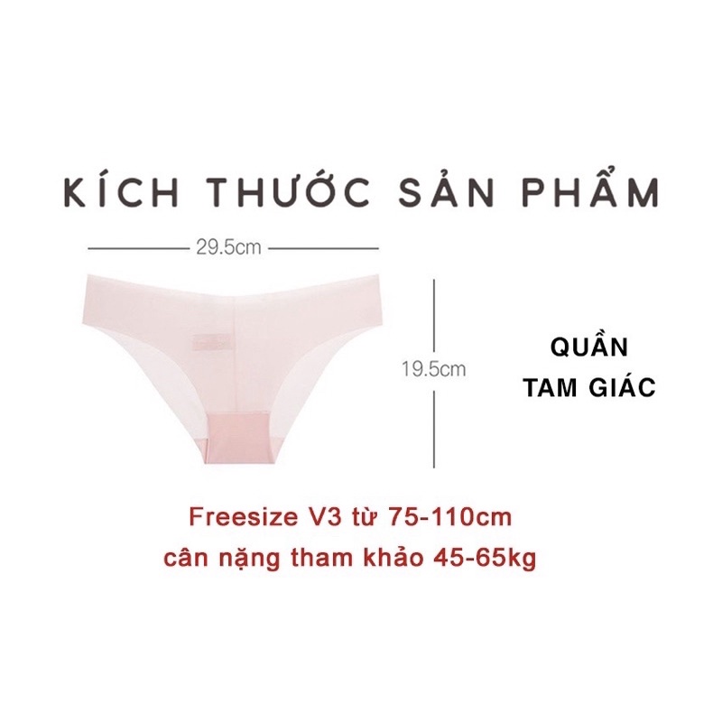 ❤️ Quần Lót Nữ Myna ❤️ Quần Lót Tam Giác Chất Voan Tuyết Tàng Hình Cao Cấp 99076 ❤️