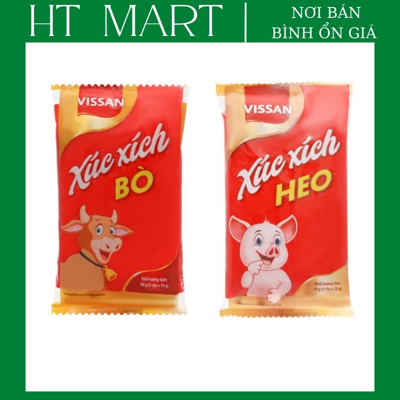 Xúc xích Vissan HEO/BÒ