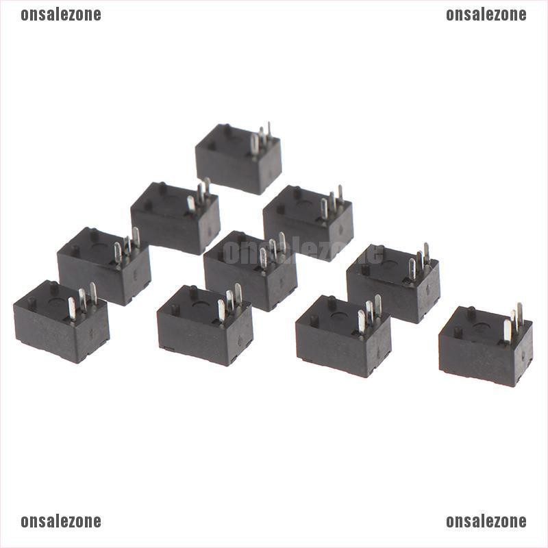 [onsalezone]10pcs DC-003 3.5*1.3mm DC Power Jack Socket Connector 3-Pin Panel Mount Plug