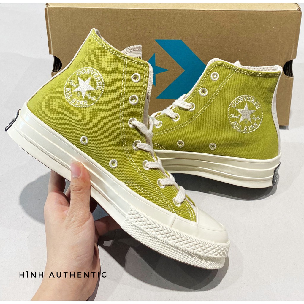 giày converse 1970s xanh lá mạ cổ cao