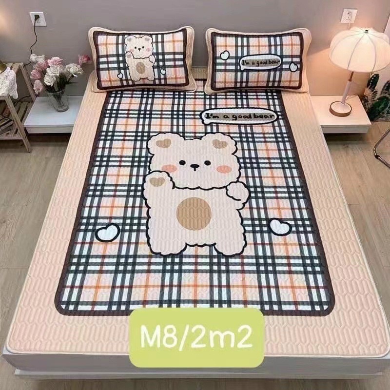 Chiếu điều hoà cao su non 5D dày dặn loại 1 mềm mát cho mua hè