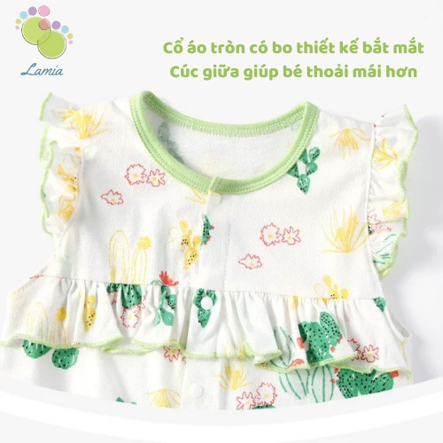 Body Đùi Hè Tiểu Thư Họa Tiết Dễ Thương Cho Bé Gái Sơ Sinh 𝟐𝟕𝐁𝐃𝐃𝐔