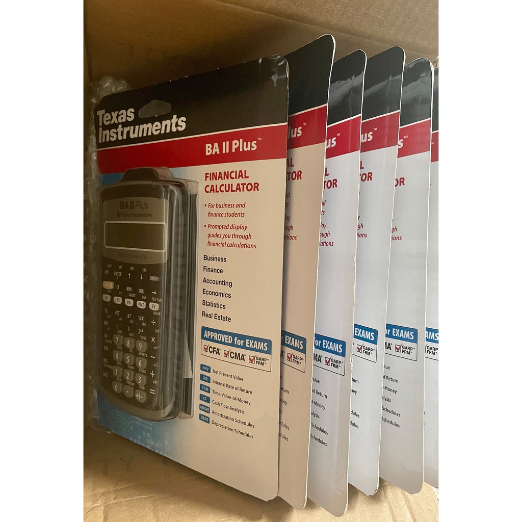Máy tính tài chính Texas Instruments BA II Plus (Máy tính tài chính CFA)