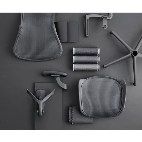 Ghế làm việc Công thái học Ergonomic Herman Miller Aeron 2 chất liệu cao cấp, siêu êm ái thoải mát  - ERGOHOME