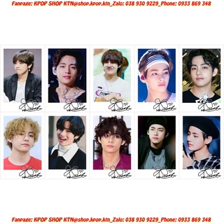 Card chữ kí v bts