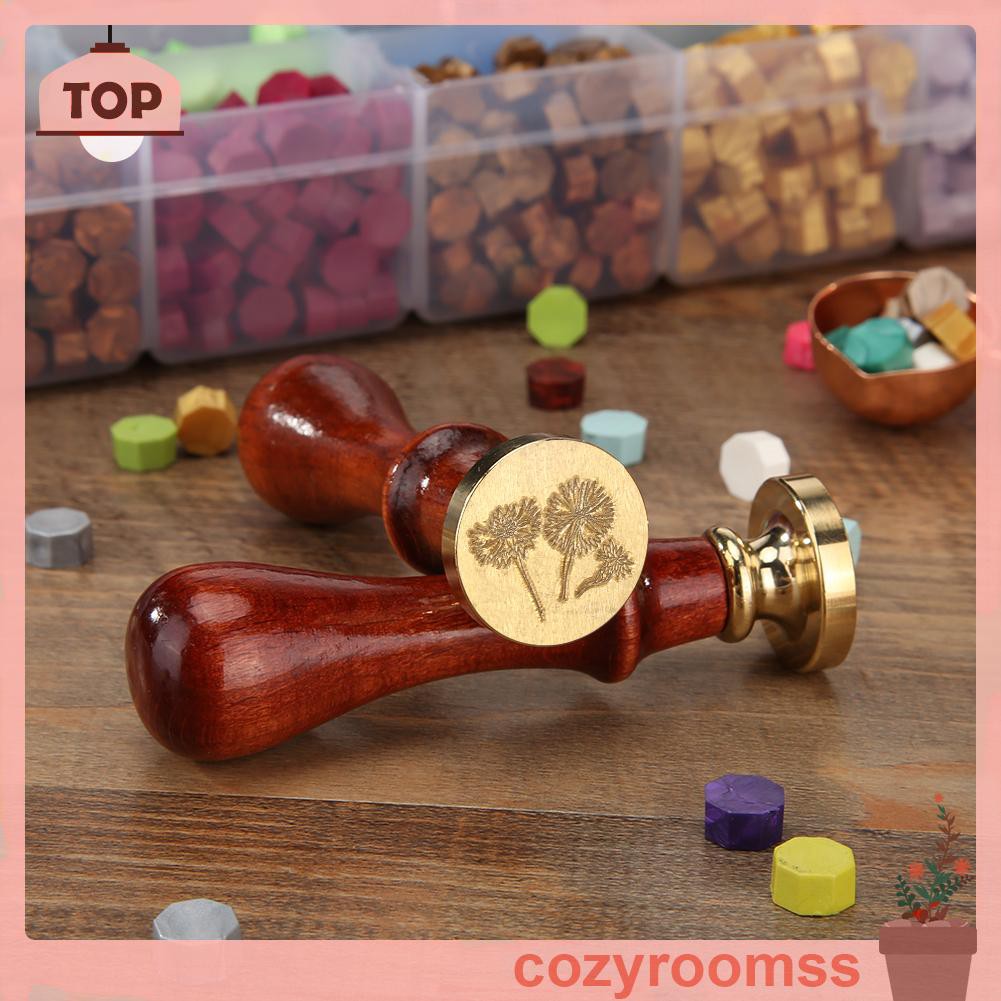 Đầu con dấu sáp bằng đồng phong cách vintage dùng niêm phong trang trí túi quà tặng thủ công