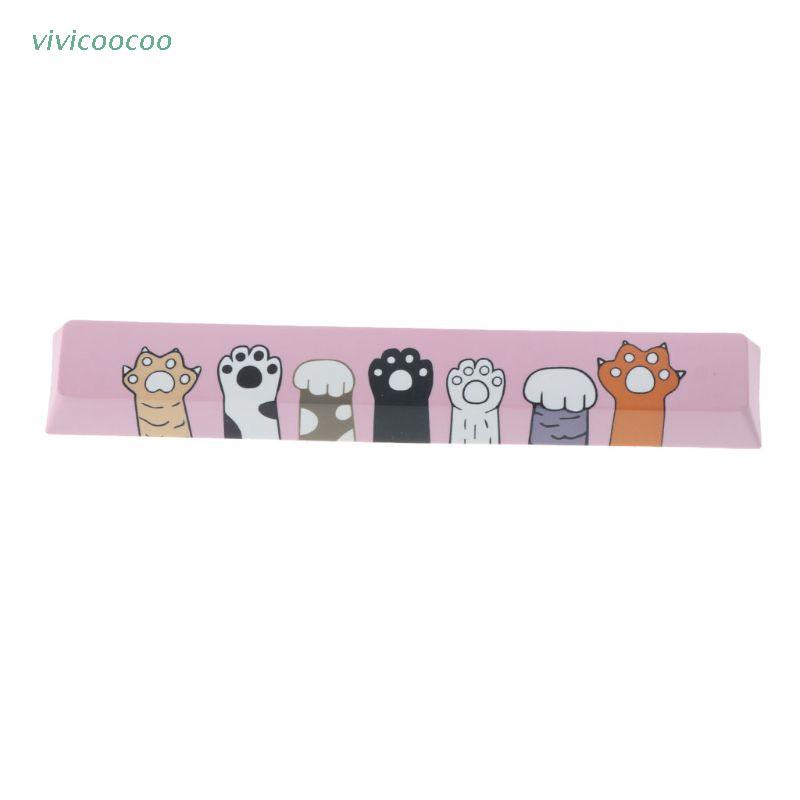 Nút Spacebar Pbt Năm Mặt Nhuộm Màu 6.25u Cho Bàn Phím Cơ Diy