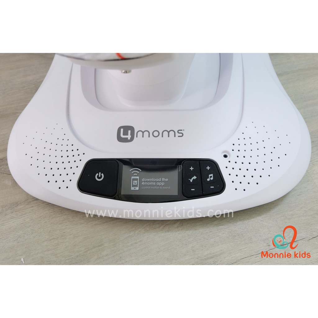 Nôi Ru Thông Minh 4MOMS MAMAROO 4 BLUETOOTH-ENABLED HIGH-TECH 2 Độ Ngả Với 5 Mức Điều Chỉnh