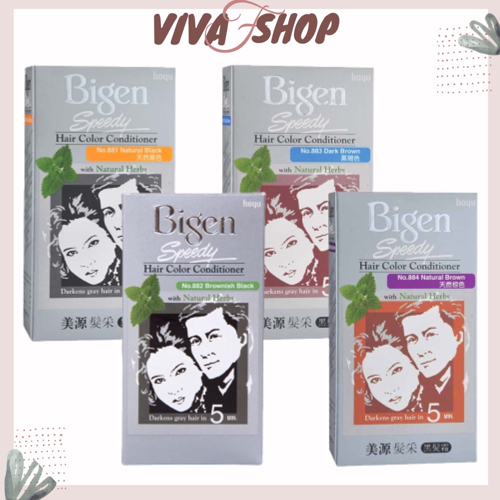 Thuốc nhuộm tóc Bigen Speedy Hair Color Conditioner / Thuốc nhuộm tóc phủ bạc
