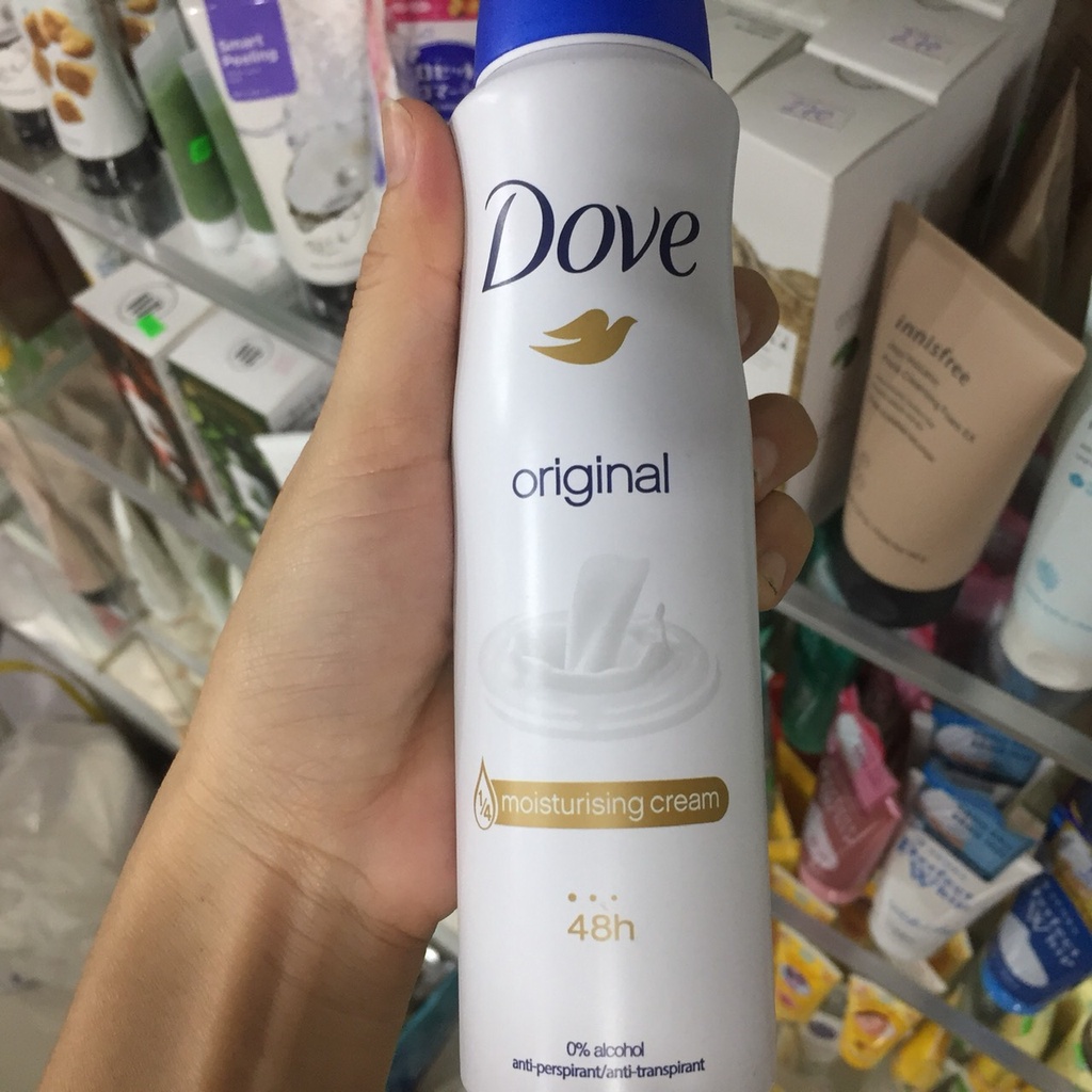 [ĐỦ MÙI] Xịt ngăn mùi Dove 150g