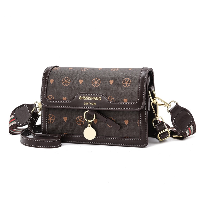 Túi Đeo Vai Hình Vuông Cỡ Nhỏ In Họa Tiết Phong Cách Phương Tây Thời Trang Sang Trọng Cho Nữ