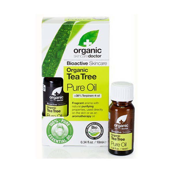 (traryoly) (chính hãng) Tinh dầu tràm trà Dr.organic tea tree pure oil