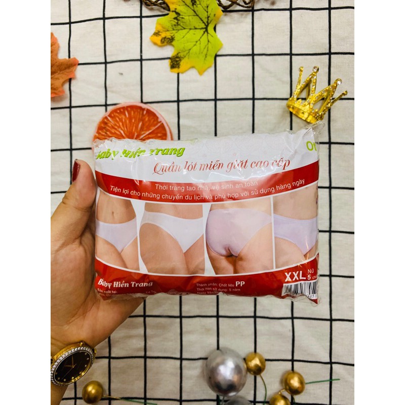 5 chiếc quần lót giấy cao cấp Baby Hiền Trang hàng chuẩn công ty | BigBuy360 - bigbuy360.vn