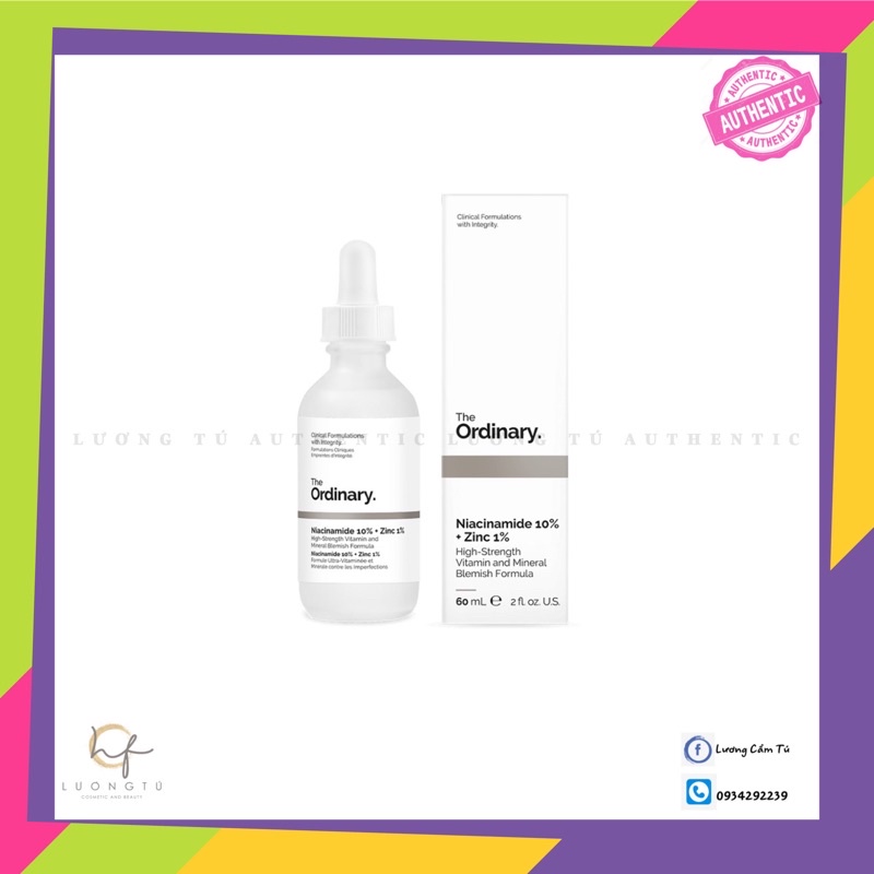 Tinh Chất The Ordinary Niacinide 10% + Zinc 1%