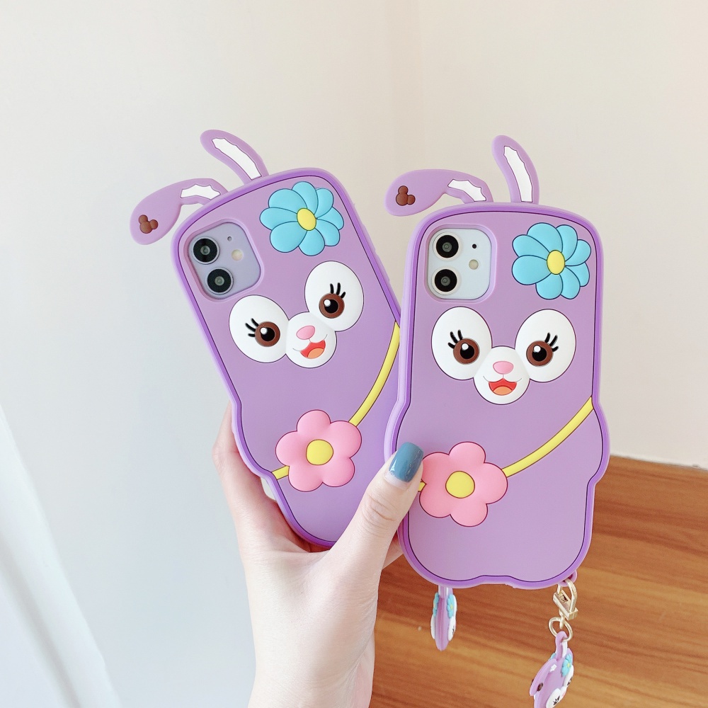 Ốp điện thoại silicone mềm hình StellaLou 3D dễ thương cho OPPO A74 5G A16 A54 A52 A92 A9 A5 2020 A7 A5S A12 A11K A3S F11 F9 RENO 6 5 2