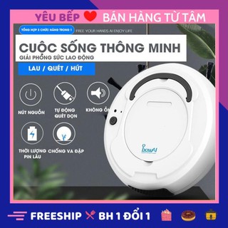 【FREE SHIP】 Robot Hút Bụi Lau Nhà Thông Minh Chính Hãng Bowai ⭐ RoBot Lau Nhà Đa Năng 3 Trong 1