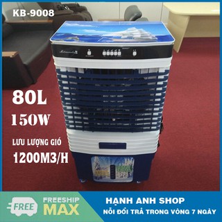 [ Công Nghệ Nhật Bản ] Quạt Điều Hòa Không Khí 80L KB-9008 - THẾN HỆ MỚI NHẤT 2021 - Bảo Hành 12 Tháng