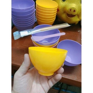 Combo bát, chổi, thìa đắp mặt dẻo siêu rẻ