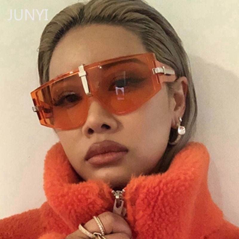 Kính mát gọng lớn chống gió thời trang retro Âu Mỹ dành cho nam và nữ