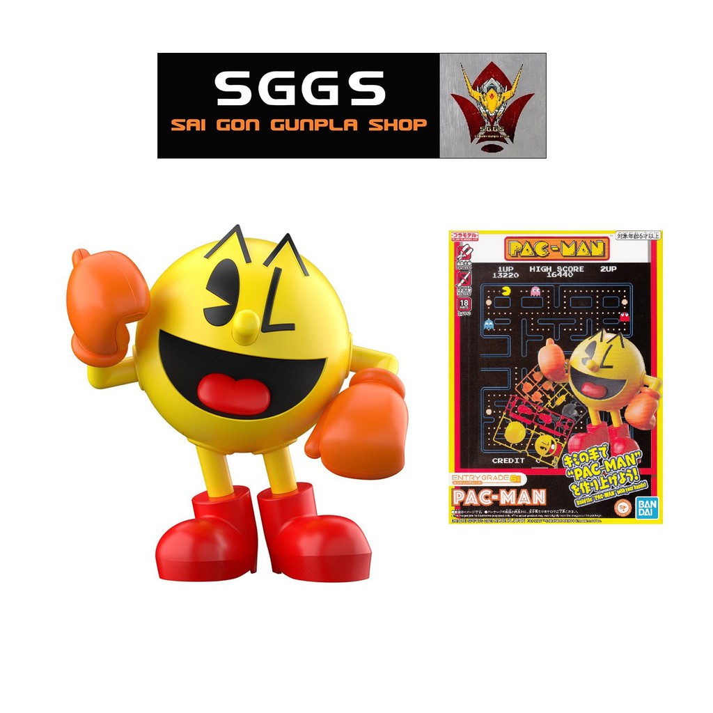 Mô Hình Lắp Ráp Pac-Man Entry Grade EG Bandai 1/144 Đồ Chơi Anime Nhật