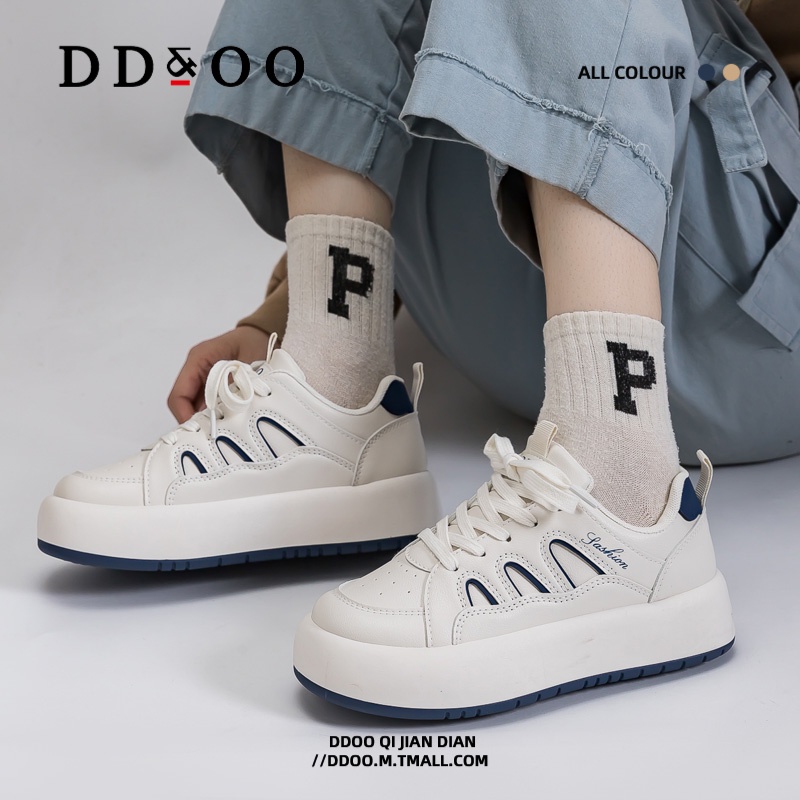 Giày thể thao DD&OO  đế bánh mì 5cm êm nhẹ