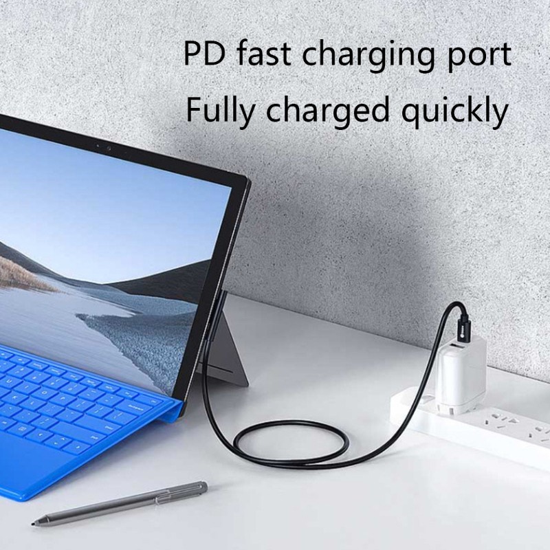 Dây cáp sạc nhanh type C dành cho Surface Pro 7 / 6 / 54 / 3 Book / Book 2