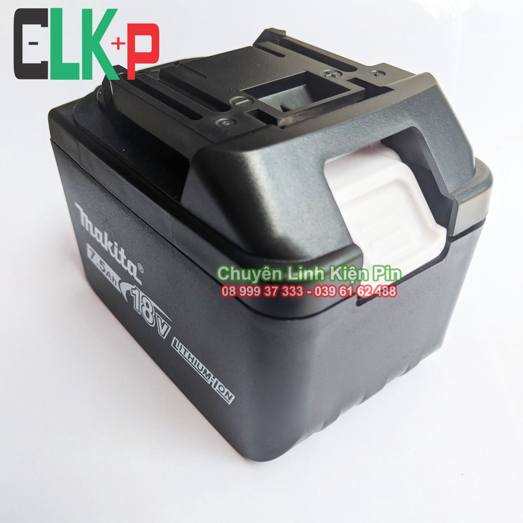 [ 3H T ] Vỏ pin in Makita 18V 3 hàng kèm ốc inox ( BL64_29 )