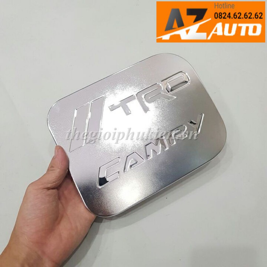 Ốp nắp bình xăng Toyota Camry 2012-2018 - mạ Crom( hàng chất )