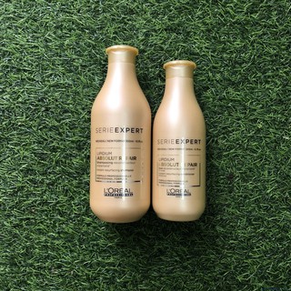 (Chính Hãng Giá Sỉ) Bộ Gội Xả Phục Hồi Loreal Absolut Repair Lipidium 300ml + 200ml