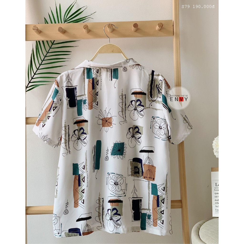 Áo Sơ Mi Cổ Vest Họa Tiết ENVY - S79 | BigBuy360 - bigbuy360.vn