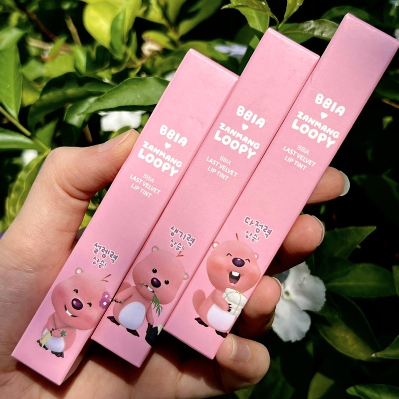 Son kem BBIA siêu lì mướt thiết kế Hải Ly hồng dễ thương chính hãng