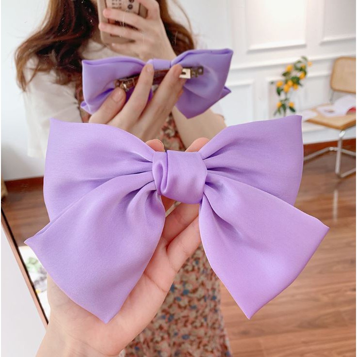 Kẹp Tóc Nơ Phong Cách Hàn Quốc Thanh Lịch Cho Nữ.